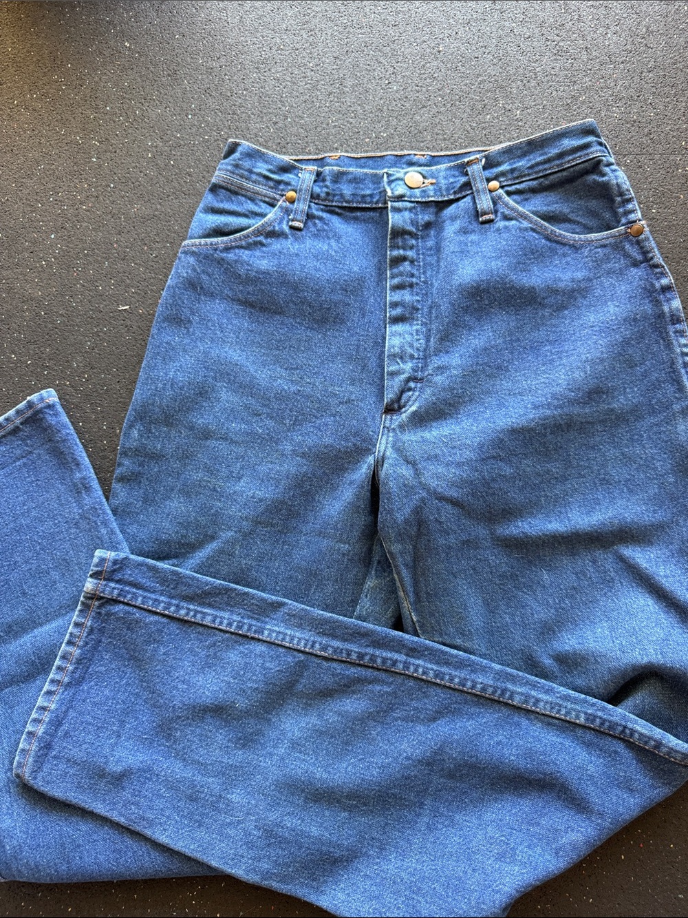 Wrangler Women's High-Rise Denim Jeans in Blue
